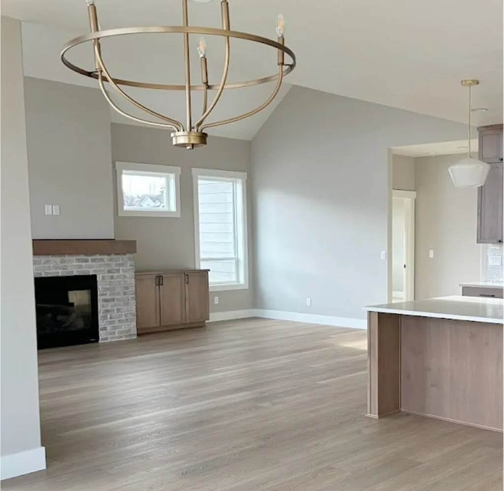 light gray & greige tone flooring