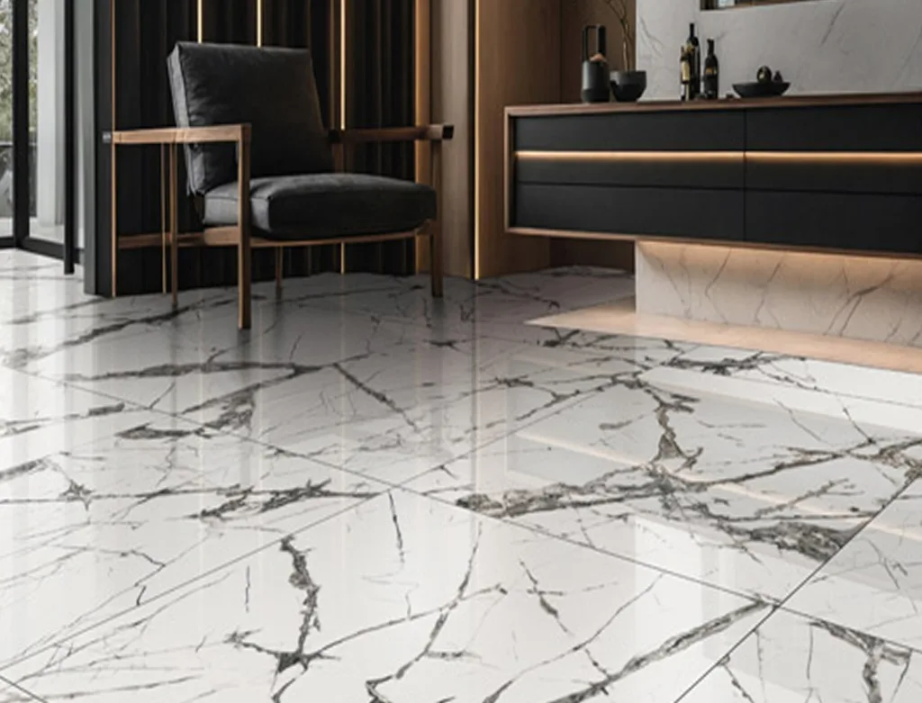 large format tile flooring
