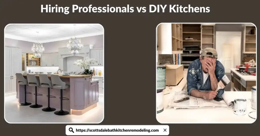 Hiring Professionals vs DIY  Kitchens