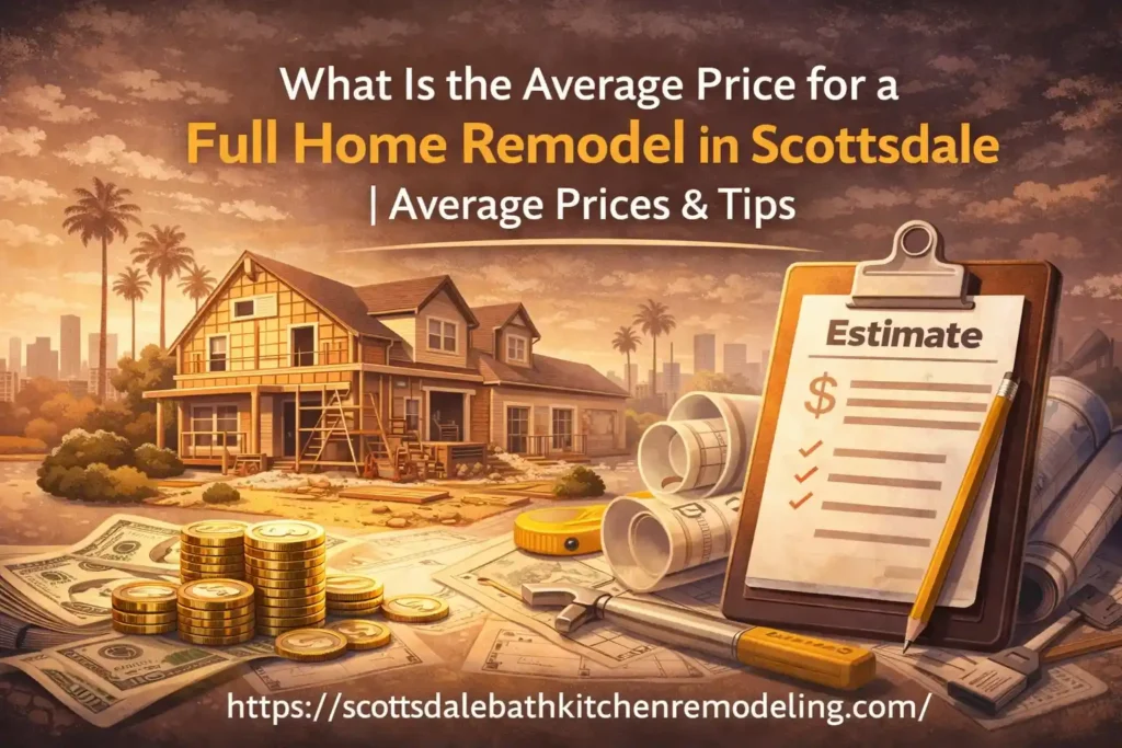 What Is the Average Price for a Full Home Remodel in Scottsdale | Average Prices & Tips