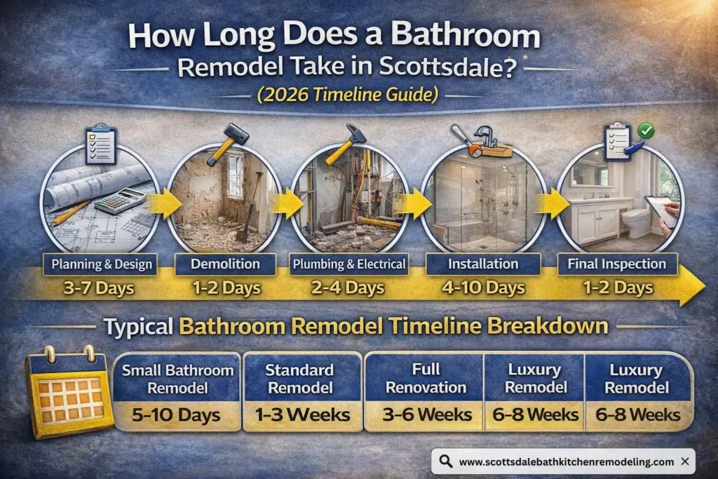 How Long Does a Bathroom Remodel Take in Scottsdale